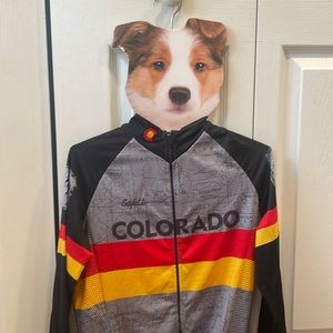 New safetti Colorado long sleeved cycling jersey. Small